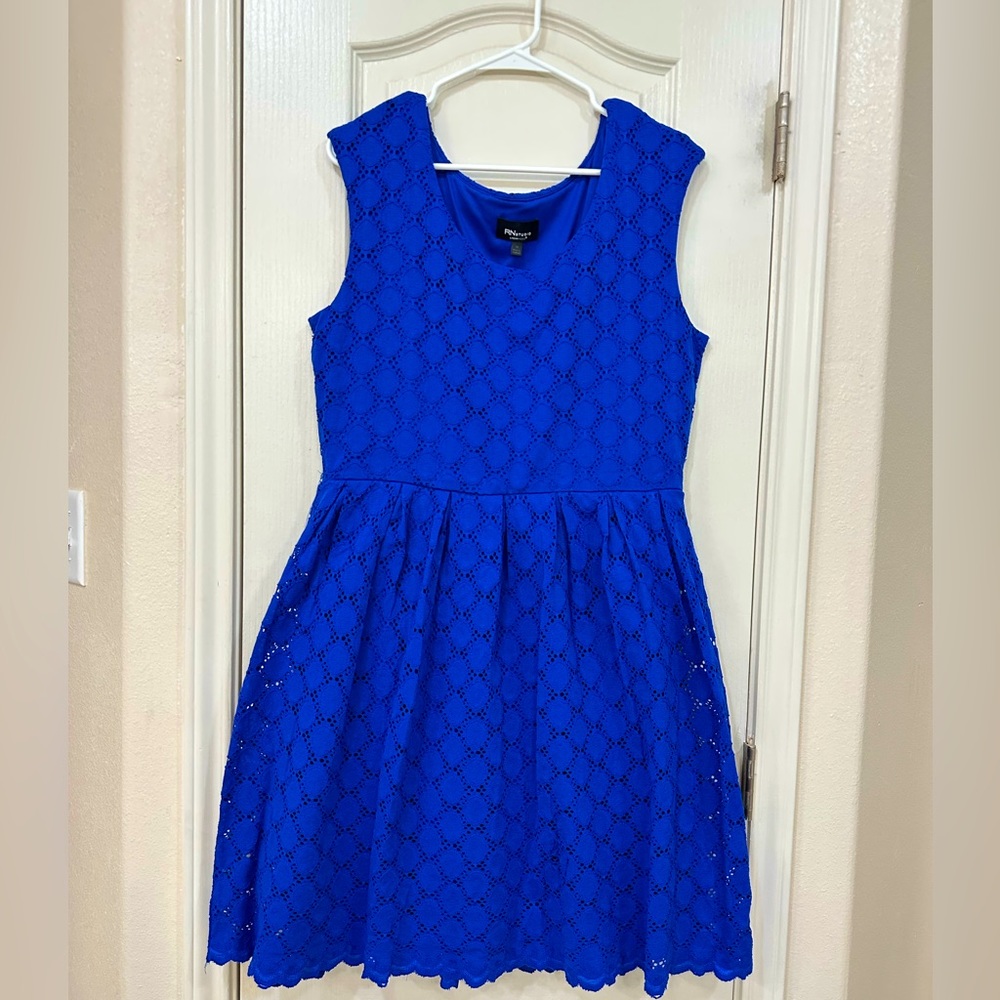 RN Studio by Ronnie Nicole, Size 16, Blue dress